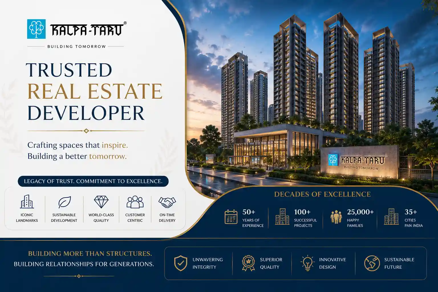 Kalpataru Limited official logo for Thane projects