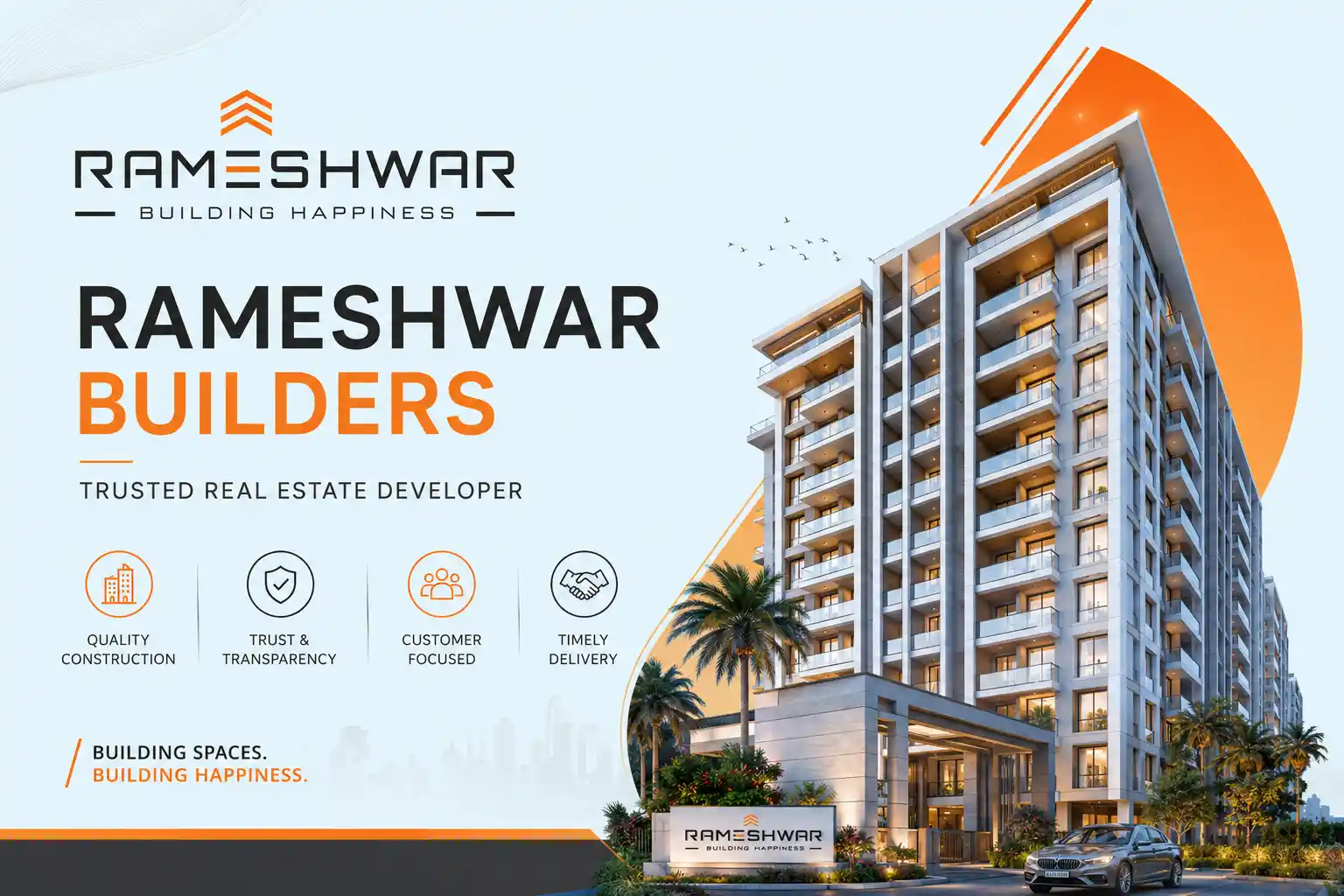 Rameshwar Realty official logo for Thane projects