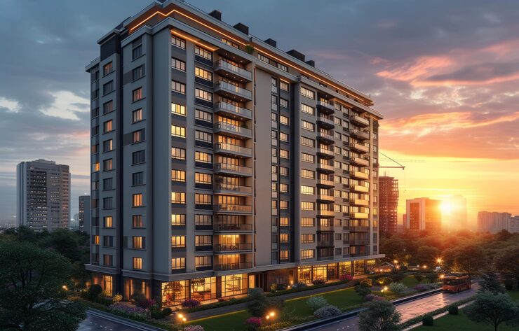 Shapoorji Pallonji Northern Lights under construction apartments in Pokhran Road Thane West starting 72 Lakh